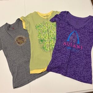 Disney Resort Cruise Short Sleeve Short Lot of 3